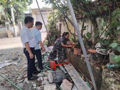 Phường Chương Mỹ ra quân tổng vệ sinh môi trường, chủ động phòng, chống sốt xuất huyết