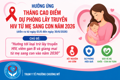 HƯỞNG ỨNG THÁNG CAO ĐIỂM DỰ PHÒNG LÂY TRUYỀN HIV TỪ MẸ SANG CON NĂM 2026