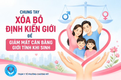 CHUNG TAY XÓA BỎ ĐỊNH KIẾN GIỚI ĐỂ GIẢM MẤT CÂN BẰNG GIỚI TÍNH KHI SINH