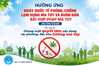 HƯỞNG ỨNG NGÀY QUỐC TẾ PHÒNG, CHỐNG LẠM DỤNG MA TÚY VÀ BUÔN BÁN BẤT HỢP PHÁP MA TÚY (26/6)