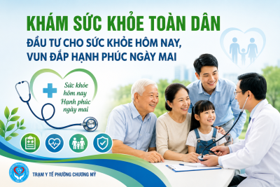 KHÁM SỨC KHỎE TOÀN DÂN – ĐẦU TƯ CHO SỨC KHỎE HÔM NAY, VUN ĐẮP HẠNH PHÚC NGÀY MAI