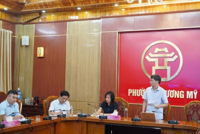 Đoàn công tác Sở Y tế Hà Nội kiểm tra công tác phòng, chống sốt xuất huyết tại phường Chương Mỹ