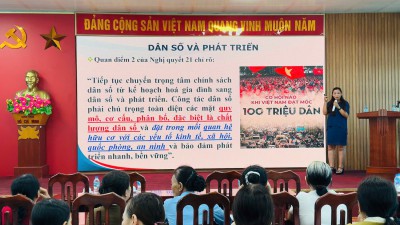 Trạm Y tế phường Chương Mỹ tổ chức tập huấn nghiệp vụ công tác dân số cho cộng tác viên dân số năm 2026