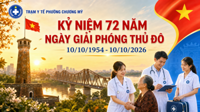 Trạm Y tế phường Chương Mỹ nâng cao chất lượng chăm sóc sức khỏe Nhân dân chào mừng kỷ niệm 72 năm Ngày Giải phóng Thủ đô