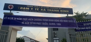 Trung tâm y tế huyện Chương Mỹ hưởng ứng ngày Dân số thế giới 11/7/2024