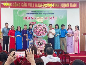 Công đoàn Trung tâm Y tế huyện Chương Mỹ tổ chức các hoạt động Chào mừng ngày Phụ nữ Việt Nam 20/10