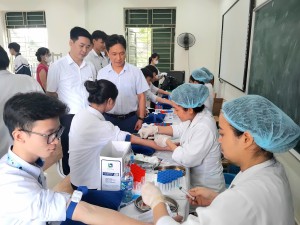 Xét nghiệm miễn phí sàng lọc bệnh Thalassemia cho 822 học sinh Trường THPT Chương Mỹ B