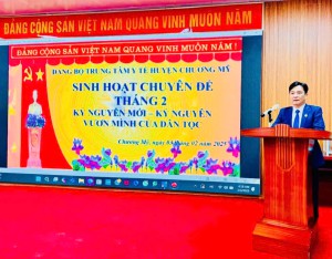 Đảng bộ Trung tâm Y tế huyện tiếp tục sinh hoạt chuyên đề tháng 2  Về “ Kỷ nguyên mới- Kỷ nguyên vươn mình của dân tộc”