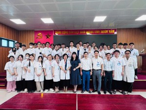 Sinh viên khoa Y trường ĐH Đại Nam kết thúc thực tập cộng đồng tại Chương Mỹ