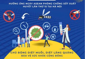 HƯỞNG ỨNG NGÀY ASEAN PHÒNG CHỐNG SỐT XUẤT HUYẾT 15/6