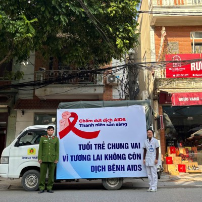 Trạm y tế phường Chương Mỹ tổ chức truyền thông lưu động hưởng ứng 35 năm Việt Nam ứng phó với HIV/AIDS, Tháng hành động quốc gia phòng, chống HIV/AIDS năm 2025 và Ngày Thế giới phòng, chống AIDS (01/12).