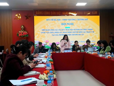 SỞ Y TẾ HÀ NỘI VỀ ĐÁNH GIÁ THỰC TRẠNG CƠ SỞ VẬT CHẤT, NHÂN LỰC, HOẠT ĐỘNG CHUYÊN MÔN CÁC TRẠM Y TẾ TẠI 6 XÃ, PHƯỜNG (HUYỆN CHƯƠNG MỸ CŨ)