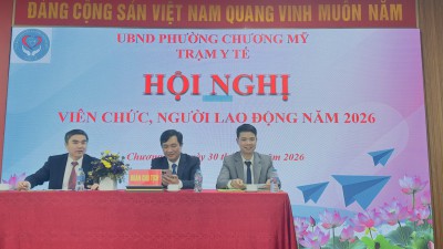 Trạm y tế phường Chương Mỹ tổ chức hội nghị Viên chức người lao động năm 2026