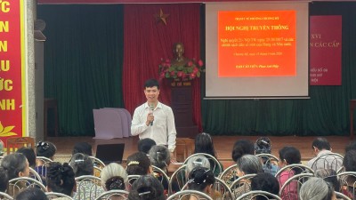 TRẠM Y TẾ PHƯỜNG CHƯƠNG MỸ TRIỂN KHAI TRUYỀN THÔNG CHÍNH SÁCH DÂN SỐ MỚI CỦA ĐẢNG VÀ NHÀ NƯỚC NĂM 2026